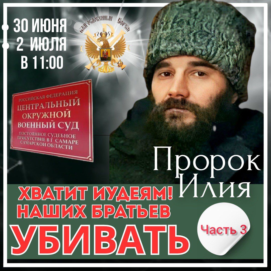 Репортаж из зала СУДА. Часть третья. ХВАТИТ ИУДЕЯМ наших братьев УБИВАТЬ!!!(трейлер, видео)