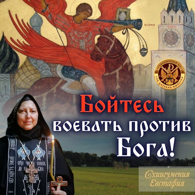 Бойтесь воевать против Бога! Схиигумения&nbsp;Евстафия